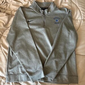 Nike Gray Zip-Up Men's Sweater